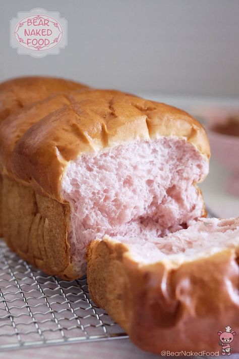 Like a moth attracted to lights, I can’t take my eyes off this saccharine sweet looking loaf of Purple Sweet Potato Hokkaido Milk Bread. This is easily my favorite 2016 go-to bread recipe. Super soft and fluffy with a milky aroma, they stayed supple even after being left at room temperature for 2 days... Hokkaido Milk Bread, Coconut Dessert, Purple Sweet Potato, Milk Bread, Brownie Desserts, Purple Sweet Potatoes, Bread Bun, Asian Desserts, Baking Tins