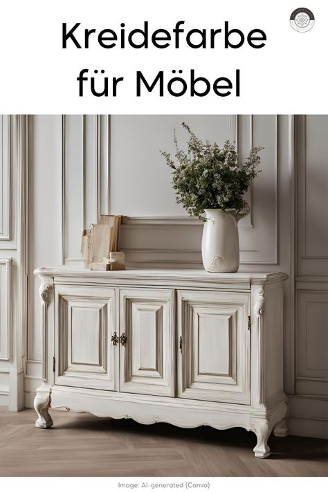 Upcycling in Historical White! Diese edle Kreidefarbe für Holzmöbel bringt einen eleganten, sanften Look in Dein Zuhause – perfekt für DIY-Projekte! Diy Upcycling, White, Upcycling