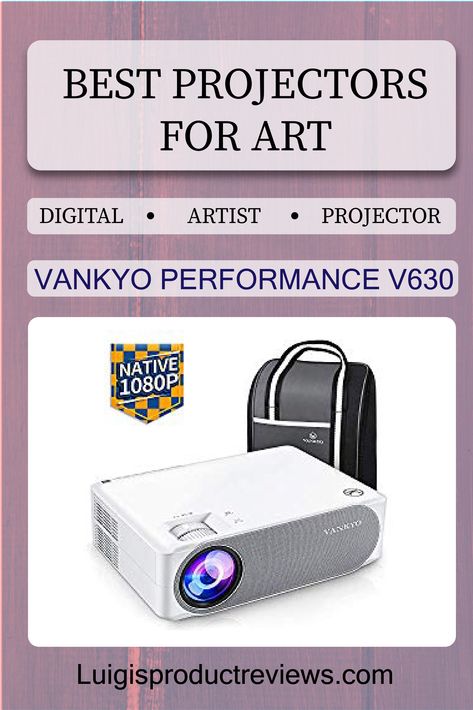 The Vankyo Performance V630 is perfect for art enthusiasts who are looking for a projector for art on a budget. It has an amazing 50000 hours of lamp life. Artists could benefit form this projector at home using it as a home projector for home projects. Some of the cool projects to do is drawing on the wall of your home. You can turn your craft on paper and paint it/draw it on the wall. One of the great features about this projector is that it gives very accurate colors which is cool stuff Craft On Paper, Drawing Projector, Projector Wall, Art Projector, Home Projector, Cool Projects, Oil Painting Lessons, Best Projector, Art Studio Room