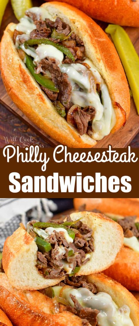 Philly Cheese Steak Green Peppers, Deli Roast Beef Philly Cheese Steak, Steak And Everything Sandwich, Philly Cheese Steak Hoagie, Philly Steak And Cheese Sandwiches, Tri Tip Philly Cheese Steak, Steak And Provolone Sandwich, Steak Sandwiches Philly, Steak Hoagies Sandwiches