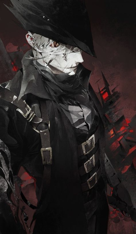 Hunter Bloodborne, Bloodborne Characters, Software Art, Blood Hunter, Halo Armor, Bloodborne Art, Old Blood, Soul Game, Dark Soul