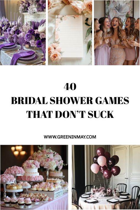 Make your bridal shower unforgettable with 40 exciting games. Whether you're looking for fun bridal shower games or creative wedding shower games, these icebreakers will bring life to your party. Work Bridal Shower Games, Fun Bridal Shower Games Free Printable, Bridal Shower Tea Party Games, Bridal Tea Party Games, Simple Bridal Shower Games, Bridal Shower Must Haves, Bridal Shower Activities Not Games, Coed Bridal Shower Ideas, Tea Party Bridal Shower Games