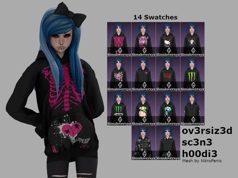 Sims 4 Custom Content by LonelyGravesCC also known as Simsloverxyz Sims 4 Cc Goth, Los Sims 4 Mods, Scene Shirt, Sims 4 Anime, The Sims 4 Packs, Sims 4 Body Mods, Tumblr Sims 4, Sims 4 Cc Folder, Sims 4 Characters