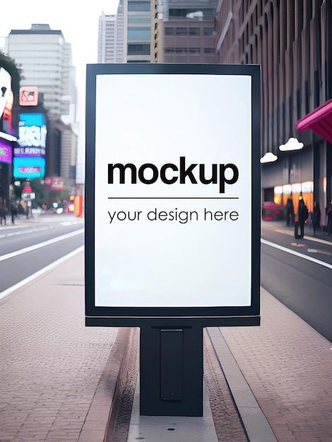 Outdoor Advertising Billboard, Outdoor Advertising Mockup, Billboard Mockup, Shop Signage, Billboard Advertising, Outdoor Advertising, Vector Photo, Visual Identity, Graphic Resources