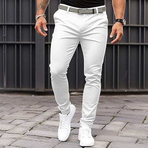 Upgrade your wardrobe with our collection of men's pants and trousers. From sleek and formal to casual and comfortable, we have a wide range of styles to choose from. Our pants and trousers. Whether you're looking for classic dress pants or stylish chinos. Shop our men's pants and trousers Slim Fit Suit Pants, Outwear Women, Work Suits, Slim Fit Suit, Professional Attire, Mens Chinos, Athleisure Fashion, Summer Pants, Business Casual Men