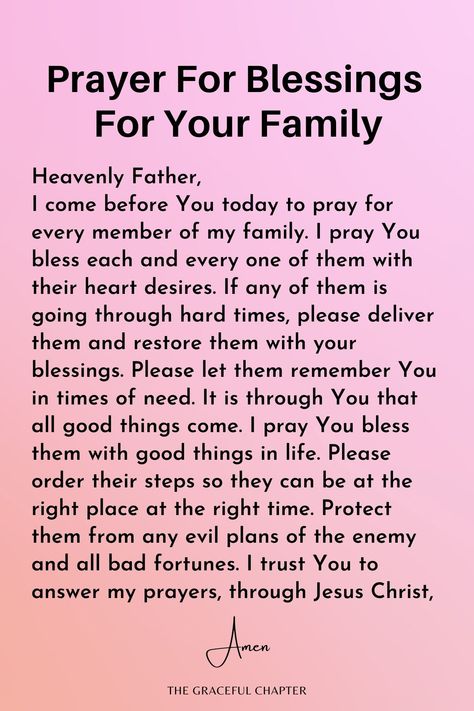 Prayer For Blessings, Prayer For My Family, Prayers Of Encouragement, Prayer For Guidance, Deliverance Prayers, Morning Prayer Quotes, Personal Prayer, Everyday Prayers, Spiritual Prayers