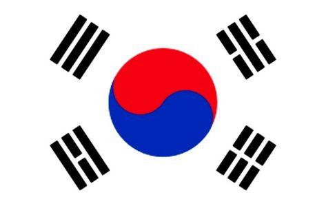 South Korean Flag, Korea Country, South Korea Flag, Korean Flag, Korean Peninsula, Flag Country, Handmade Sticker, Flag Logo, Learn Korean