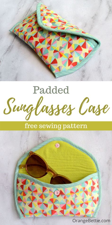 Eyeglass Cases Diy, Sunglass Case Pattern, Sew Eyeglass Cases, Eyeglass Cases Tutorial, Crochet Glasses Case, Eyeglass Cases Pattern, Crochet Glasses, Fabric Eyeglass Cases, Beginner Quilting Projects