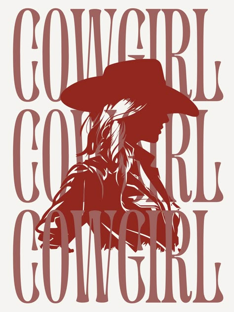 Find your grit in the Cowgirl Collection. Made up of a little spitfire & outlaw for the cowgirls at heart. 5-piece poster collection of original graphic designs.  Each poster has its own downloadable link for printing. Cow Print Aesthetic, Country Poster, Cowboy Poster, Cowgirl Collage Wallpaper, Cowgirl Wall Prints, Long Live Cowgirls Wallpaper, Cowgirl Graphic Design, Cowgirl Poster, Cowboy Posters