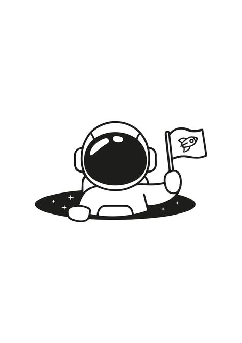 Cute space , cute astronaut, This SVG file can be used for shirts, mugs, bags, pillow, posters and other your project. You can also use any of the files for any online use, such as Youtube Thumbnails, Instagram posts  - be creative as possible! Space Stuff To Draw, Mini Astronaut Drawing, How To Draw Astronaut, Cute Astronaut Drawing, Astronaut Doodle Simple, Astronaut Doodle, Space Wallpaper Iphone, Astronaut Cartoon Cute, Astronaut Cute Illustration