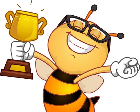 It’s Spelling Bee Season!. And that spells a great time! | by KIONNA LEMALLE | Medium Trophy Clipart, Bee Template, Bee Quotes, Bee Printables, Birth Certificate Template, Bee Drawing, Bee Clipart, Bee Illustration, Awards Certificates Template