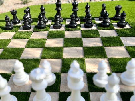 Garden Chess, Giant Chess, Signature Styles, Modern Garden Design, Neo Classic, Creative Event, Backyards, Modern Garden, Signature Style