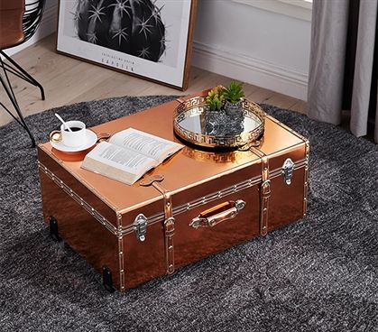 Tree trunk coffee table