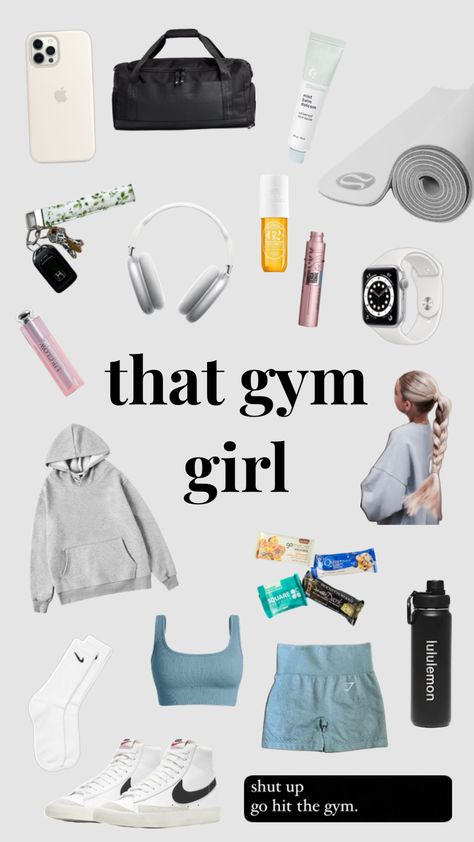 #thatgirl #cleangirl #gymgirl #gym #fitspo #gymrat Gym School Outfits, Rat Girl, Gym Girl, Outfit Layout, Aesthetic Life, Student Athlete, Girl Things, Outfit Trends, Think Positive Quotes