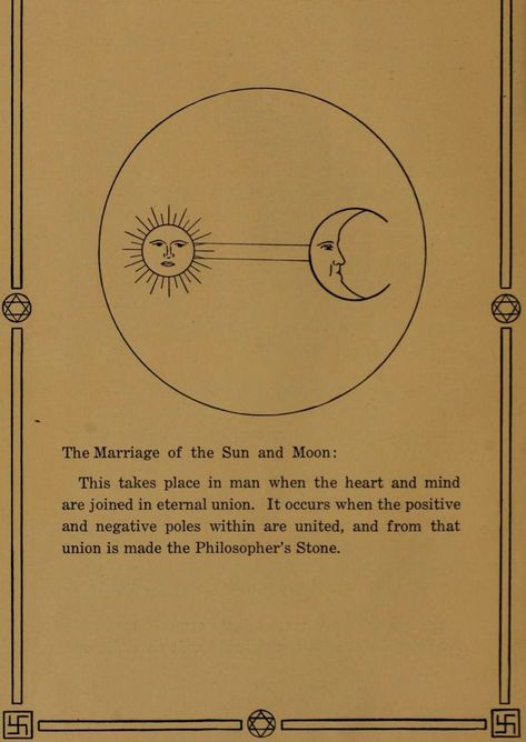 The marriage of the sun and moon The Sun And Moon, Old Book, Sun And Moon, Spiritual Art, Pretty Words, Alchemy, Words Quotes, Wise Words, Tattoo Quotes