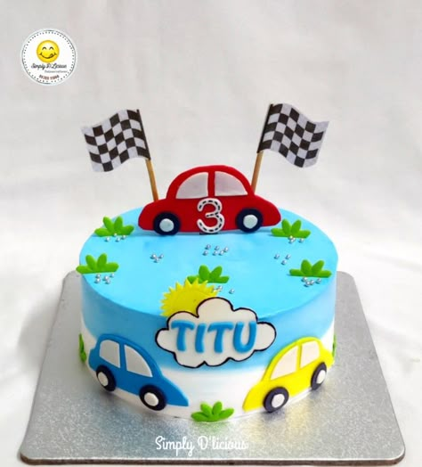 Car Theme Cake Design, Semi Fondant Cake Design, Vehicle Cakes For Boys, Cake Designs For Kids Boys, Car Cake Designs For Kids, Car Theme Cake For Kids, Car Theme Cake Boys, Bus Template, Car Shaped Cake