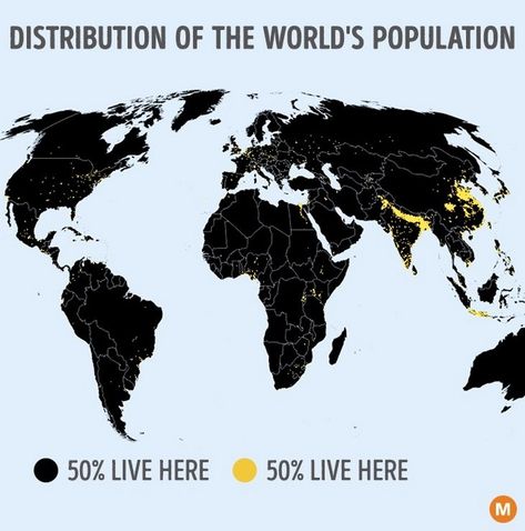 10 Fascinating Maps: Where Do Most of Us Live? Small Home Office Ideas For Men, Map Of Earth, Science Symbols, Cool Science Facts, Earth Map, World Population, World Geography, Truth Of Life, Science Facts