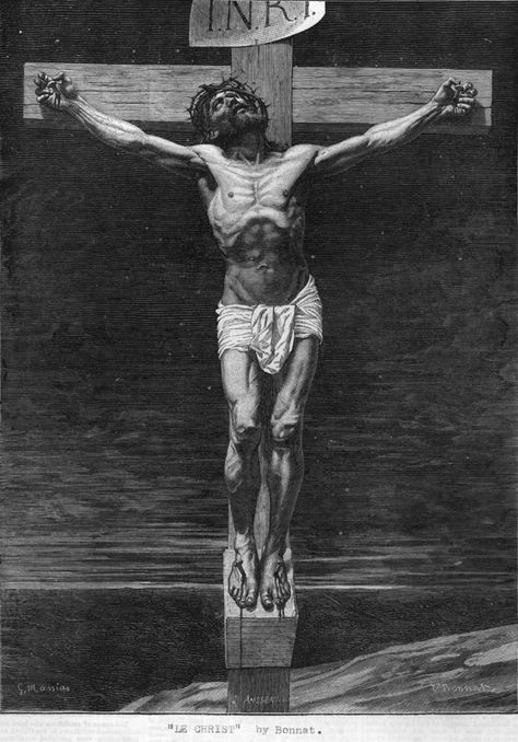 Jesus Crucifixion In Art Illustrates One Of The Most Famous Biblical Moments (PHOTOS) Crucifixion Art, Christus Tattoo, Passion Week, Jesus Christ Tattoo, Jesus Passion, Cross Drawing, Christ Tattoo, Art Through The Ages, Jesus Drawings