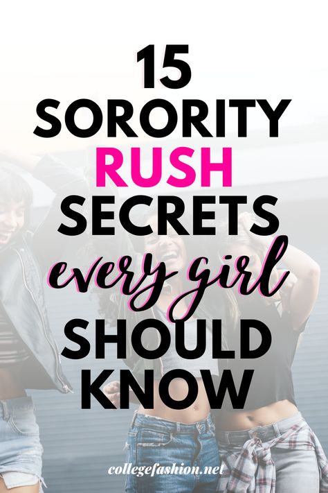 Do you want to know the truth about the super (not so) scary sorority recruitment process? Read on for my best tips! #sorority #rush #recruitment #sororityrush #college Recruitment Questions, Sorority Rush Week Outfits, Sorority Recruitment Tips, Sorority Rush Week, Sorority Recruitment Themes, Sorority Rush Themes, Rush Themes, Sorority Rush Outfits, Sorority Rush Dresses