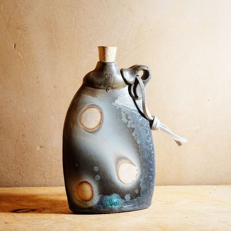 Selected Works — Avi Farber Wood Fired Ceramics, Woodfired Pottery, Clay Bottles, Wood Fired Pottery, Ceramic Flask, Ceramic Jugs, Ceramic Bottles, Pottery Bottles, Ceramics Sculpture