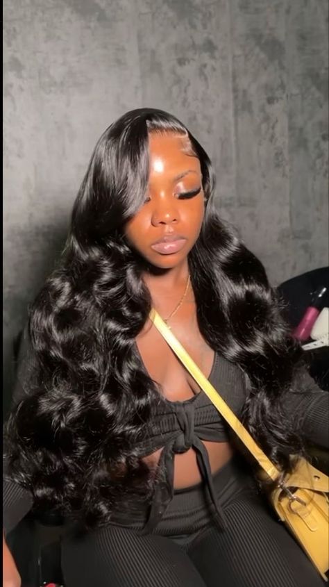 Melted Lace, Wig Side Part, Grad Hair, Side Part Wig, Wig Installation, Frontal Wig Hairstyles, Birthday Hairstyles, Bad Bad, Quick Weave Hairstyles