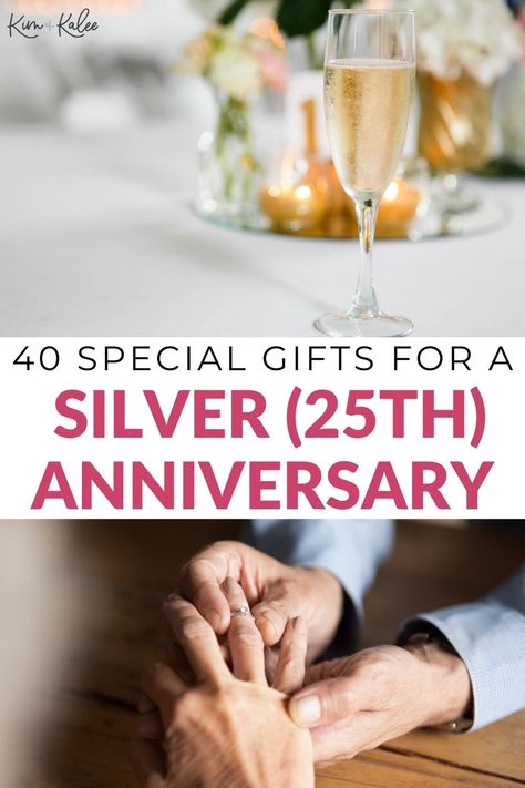 Your sweet friends or family members are about to celebrate a quarter of a century together! Now it's time to celebrate the special couple with a thoughtful gift! We've found the best 25th anniversary gift ideas for friends so that you can find an amazing gift in no time! 25 Th Anniversary Gift Ideas For Parents, Anniversary 25 Years Silver, 25 Year Anniversary Gifts For Husband, 25th Wedding Anniversary Gifts For Him, Anniversary Gift For Friends Couple, Gift For 25th Wedding Anniversary, 25 Anniversary Gift Ideas For Parents, 25 Th Anniversary Gift Ideas, 25th Wedding Anniversary Gift Ideas For Couple