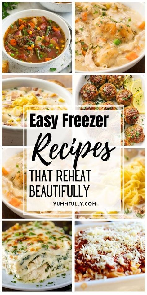 Simplify your meal prep and enjoy the convenience of these Easy Freezer Recipes, where flavorful dishes are at your fingertips whenever hunger strikes. From hearty casseroles to comforting soups, these recipes make freezing meals a breeze, providing a delicious and stress-free dining experience even on the busiest days. Essen, Pioneer Woman Freezer Meals, Best Meals To Freeze, Freezer Bag Meals, Pregnancy Freezer Meals, Freezing Meals, Beef Freezer Meals, Best Freezer Meals, Family Meal Prep