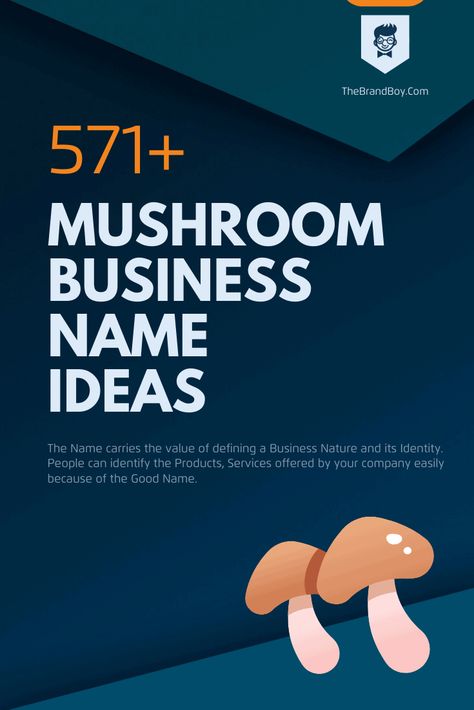 463+ Best Mushroom Business Name Ideas Ever | theBrandBoy Mushroom Farming Business, Mushroom Business, Names For Companies, Sandwich Names, Mushroom Names, Mushroom Sandwich, Business Name Ideas, Agriculture Business, Mushroom Plant