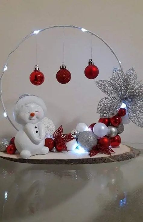 40 Easy Dollar Store Christmas Decor Ideas - Hula Hoop Decorations - HubPages Hoop Decorations, Store Christmas Decor, Dollar Store Christmas Decor, Homemade Christmas Decorations, Dollar Store Christmas, Christmas Centerpieces Diy, Easy Christmas Decorations, Diy Christmas Decorations Easy, Holiday Crafts Christmas