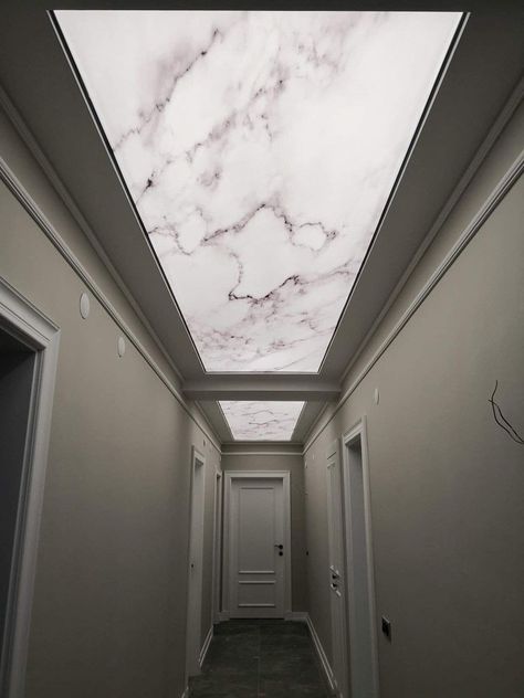 Acrylic Ceiling Design Bathroom, Bathroom Acrylic Ceiling, Stretch Ceiling Design Interiors, Acrylic Sheet Design For Ceiling, Acrylic False Ceiling Design, Passage Ceiling Design, Ideas For Teen Girls Bedroom, Stretch Ceiling Design, Girls Bedroom Color Schemes