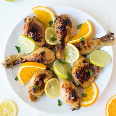 Slow Cooker Citrus Chicken (Pollo Asado) - Real Food Whole Life Slow Cooker Citrus Chicken, Chicken Pollo, Summer Slow Cooker Recipes, Chicken Crockpot, Big Salad, Relaxing Time, Citrus Chicken, Super Easy Recipes, Slow Cooked