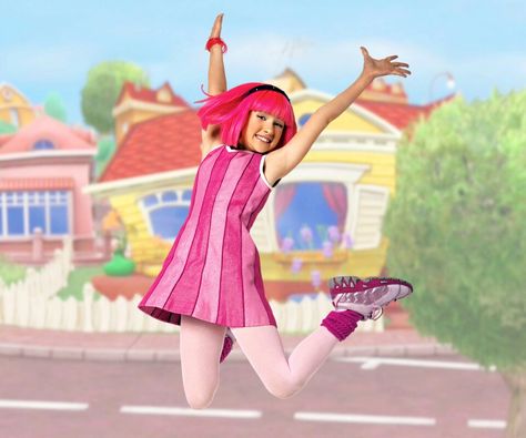 Stephanie from Lazy Town Stephanie Lazy Town, Lazy Town Stephanie Costume, Lazy Town Stephanie, Lazy Town Sportacus, Outfits For Teens For School, Halloween 23, Lazy Town, Samuel L Jackson, Kids Memories