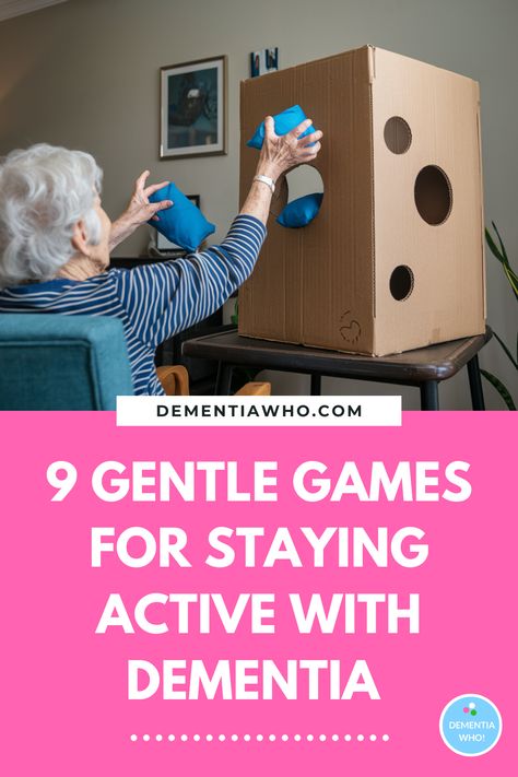 Turning exercises into simple games can encourage your loved ones with dementia to stay active, encourage physical movement in a safe, fun and enjoyable manner. Great for those with dementia with limited mobility, why not try this as a family caregiver, or for nursing homes games for the elderly.  Exercise for seniors can be fun, as long as you jump in with your heart. Read and save! Have fun and let me know which you liked! Assisted Living Scavenger Hunt, Senior Citizen Activities Games Assisted Living, Montessori Senior Activities, Memory Care Unit Activities, Geriatric Physical Therapy Exercises, Movement Activities For Seniors, Nursing Home Exercise Activities, Skilled Nursing Occupational Therapy, Senior Living Activities Nursing Homes