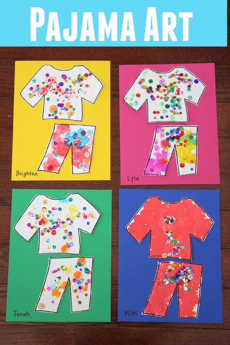 Pajama Name Matching Activity for Kids inspired by Llama Llama Red Pajama Virtual Book Club for Kids Pajama Art Preschool, Pajama Week Activities, Clothes Theme For Preschool Art Projects, Clothing Activities For Preschool Ideas, Pj Week Activities, Clothes Unit For Preschool, Bedtime Theme Preschool Activities, Clothes Art Activities For Preschool, Clothing Art Projects For Preschool