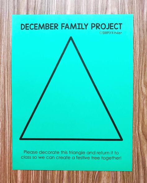 Free December Family Flyers from Simply Kinder. Find out about your students' holiday traditions. Make a fun tree using this triangle you send home. And create this fun Christmas Around the World Project with this fun flyer and a piece of paper. Christmas Traditions Preschool Theme, Family Traditions Art Preschool, Christmas Trees Preschool, Beginner Preschool Activities, School Wide Christmas Project, Christmas Family Projects For Preschool, Christmas Family Projects For School, Christmas In Canada Crafts For Kids, Christmas Traditions Preschool