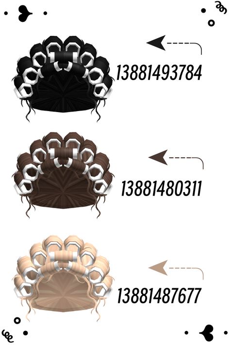 Bloxburg Hair Rollers Code, Berry Avenue Heatless Curls Code, Bloxburg Asset Id Codes Clothes, Berry Avenue Codes Heatless Curls, Heatless Curls Berry Avenue Code, Roblox Curly Hair Codes, Black Hair Codes Berry Ave, Curly Hair Codes Berry Ave, Bloxburg Hair Codes Brown