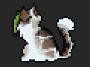 Clan Gen Cats, Warrior Cats Pixel Art, Clan Gen Warrior Cats, Clangen Art, Clangen Cats, Clan Gen, Cat Nail Designs, Warrior Cat Oc, Cat Oc