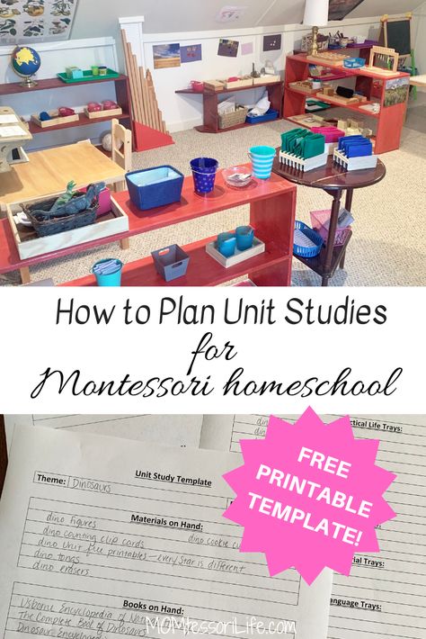 Montessori Unit Studies, Montessori Work Plan, Ish Activities, Montessori Homeschool Preschool, Montessori Lesson Plans, Unit Planning, Montessori Lessons, Montessori Homeschool, Curriculum Planning