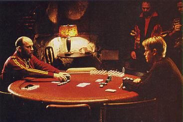 Rounders.  John Malkovich listening to an Oreo does it for us every time.  "Pay the man his money." John Turturro, Shot Film, Eric Bana, Robert Duvall, Edward Norton, Poker Room, John Malkovich, Movie Blog, Poker Face