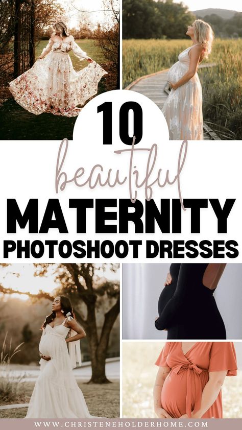 Expecting a baby? Capture your pregnancy glow with these 10 best maternity photoshoot dresses. From elegant lace gowns to trendy off-shoulder styles, find the perfect dress to showcase your baby bump in style! Maternity Pictures Flowers, Maternity Photo Shoot Outfits, Maternity Pictures Ideas, Elegant Maternity Photos, Best Maternity Photoshoot, Maternity Photoshoot Dresses, Maternity Photoshoot Dress, Elegant Maternity Dresses, Photoshoot Dresses