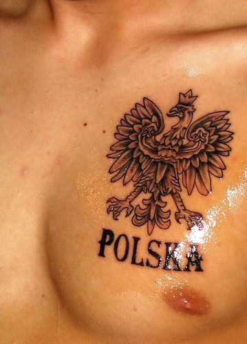 Polish Tattoo Ideas, Polish Eagle Tattoo, Land Tattoos, Polish Symbols, Getting A Piercing, Polish Tattoos, Memory Tattoos, Polish Eagle, Patriotic Tattoos