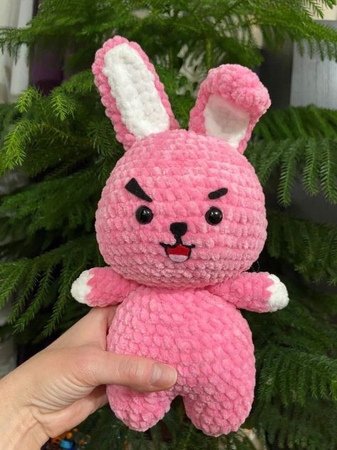 Cooky Plushie, Easy Crochet Projects Free, Crochet Bts, Toys Quotes, Crochet Projects Free, Quick Easy Crochet, Plushie Crochet, Crochet Cushion Cover, Soft Crochet