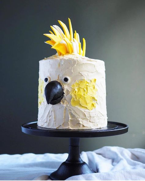 Pineapple Walnut Cake, Australian Party, Cheese Design, Bird Birthday Parties, Mascarpone Cream, Bird Party, Bird Cakes, Bird Birthday, Walnut Cake