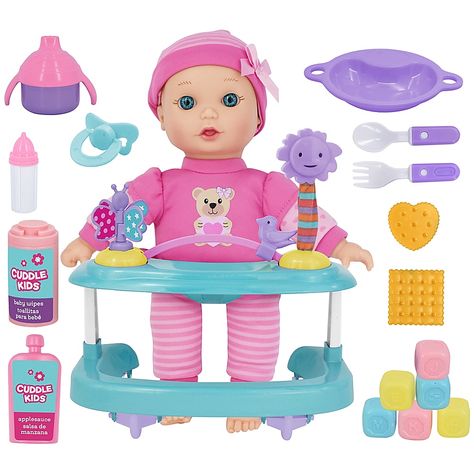 Cuddle Kids It's Playtime 11-Inch Baby Doll Playset - Engage your little one in hours of pretend p.lay fun with the Cuddle Kids It's Playtime 11-Inch Baby Doll Playset. The playset includes multiple accessories so that your child can nurture their doll as their own. Toy Cars For Kids, Baby Doll Accessories, Buybuy Baby, Baby Blocks, Baby Alive, Baby Bottle, Baby Keepsake, Dollhouse Dolls, Baby Bottles