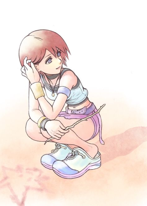 Sora X Kairi Fan Art, Kairi X Sora, Kairi Kingdom Hearts Pfp, Kairi Kingdom Hearts Icons, Kingdom Hearts Official Art, Kingdom Hearts Background, Riku Kingdom Hearts Icon, Marluxia Kingdom Hearts, Kingdom Hearts Banner