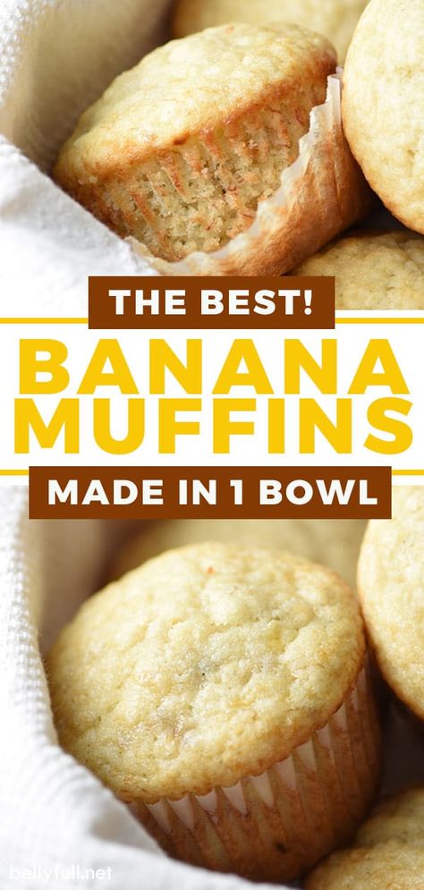 Easiest Banana Muffins, Easy Banana Bread Muffins Recipe, Banana Muffins Without Baking Soda, Banana Muffins No Baking Soda, Easy Banana Muffins 3 Ingredients, Banana Muffins Easy 3 Ingredients, Banana Muffins With Applesauce, Weight Watchers Banana Muffins, Quick Banana Muffins