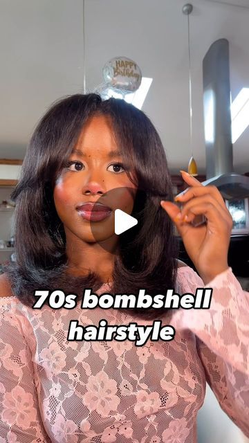 𝐸𝓁𝓁𝑒 💋🖤 on Instagram: "I am infatuated with the 70s ngl to ya!  • • • • #hairstyleideas #70shair #hairstyleoftheday #hairstyletutorial #hairstylevideo" 70s Hairstyle Black Women, 70s Curls Black Women, 70s Women Hairstyles, Black 70s Outfits, 70s Black Women Hairstyles, 70s Hairstyles Black Women, 1970s Black Hairstyles, Hairstyles 70s For Women, Vintage 70s Outfits