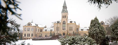 Winter at K-State. www.k-state.edu Manhattan Kansas, Manhattan Ks, K State, Kansas State University, Salt Of The Earth, Kansas State Wildcats, Snowy Trees, University Of Kansas, College Town