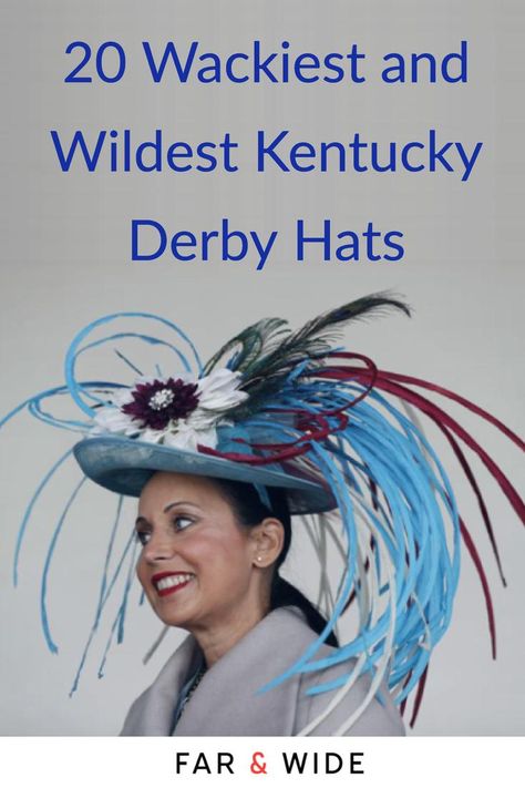 Make Your Own Kentucky Derby Hat, Kentucky Derby Fascinator Diy, Ladies Derby Hats, Funny Derby Hats Diy Ideas, Diy Kentucky Derby Fascinator, Best Kentucky Derby Hats, Creative Derby Hats, Kentucky Derby Hat For Women, Homemade Kentucky Derby Hats