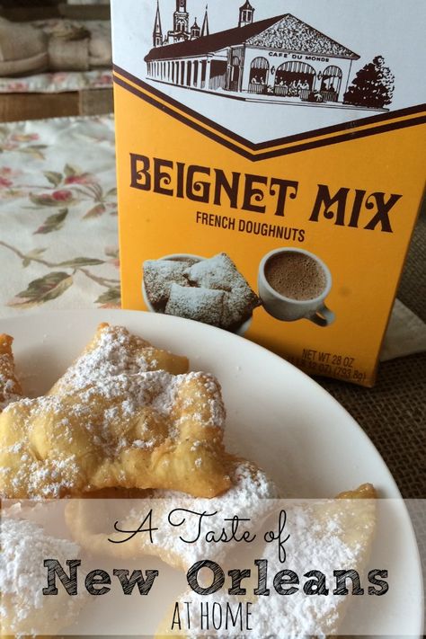 A Taste of New Orleans at Home with Beignet Mix from Cafe du Monde Cajun Desert New Orleans, Cafe Du Monde Beignets Recipe, Beignets Recipe Easy, Things To Do In Ohio, Project Graduation, Beignet Recipe, Camping Road Trip, Frog Party, Graduation Desserts